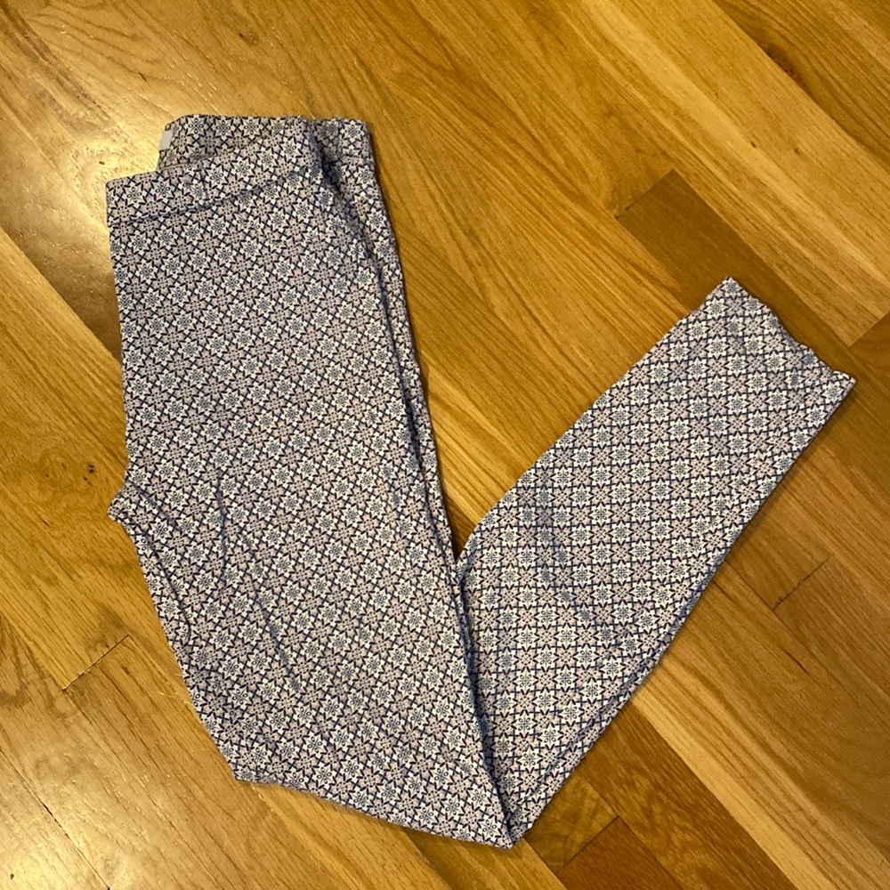 Primark Pink/Blue Patterned Stretchy Pants